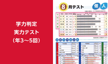 学力判定実力テスト(年3~5回)